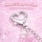 Novelty keychains Aesthetic Y2K Keychain Charms Stylish Keychains Accessories for Women Bag Purse Gifts (1x Pink Strawberry)